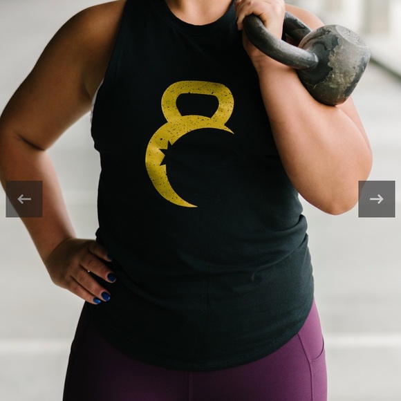 Black and gold kettle moon tank. Never worn. - Picture 3 of 5